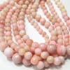 This listing is for the 1 strand of Shaded Pink Opal Micro Faceted Round in size of 8 - 13 mm approx,,Length: 15 inch